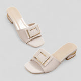 Iselina | Mules con hebilla