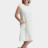 Nelia™ - Vestido de verano con cuello redondo y bonito estampado