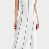 Santona Vestido Maxi Bicolor Sin Mangas