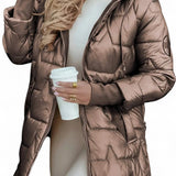 Aitana | Abrigo de invierno elegante con capucha
