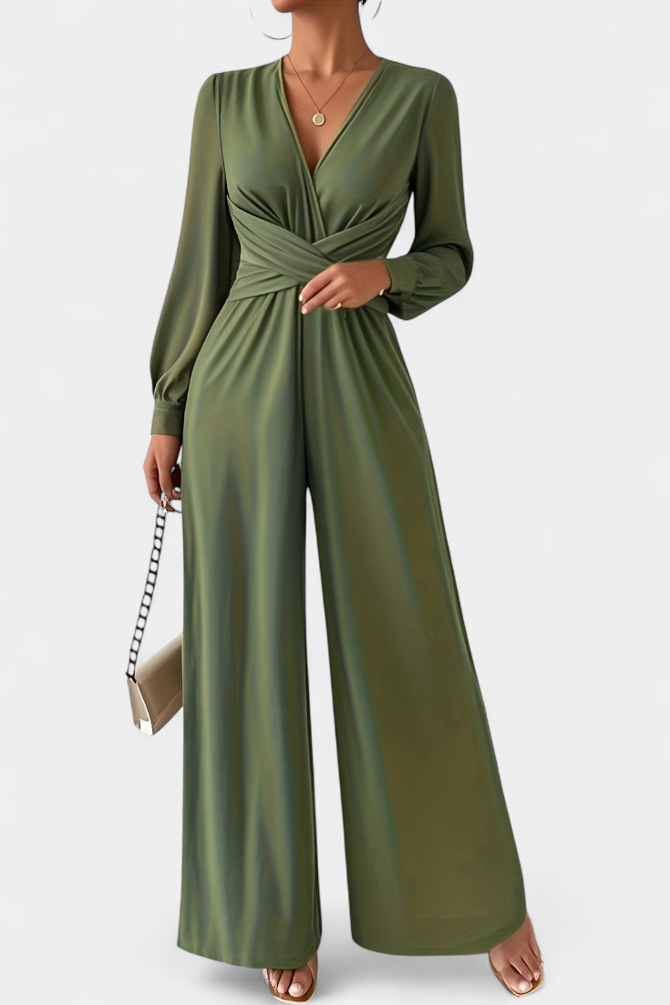 Eudora Traje Elegante de Mujer con Cuello en V