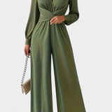 Eudora Traje Elegante de Mujer con Cuello en V