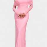 Lorelei Vestido Ajustado de Malla con Escote Recto
