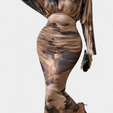 Eulalie Vestido con Mangas Murciélago y Cuello en V