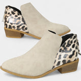 Janicee Botas Ortopédicas con Estampado de Leopardo