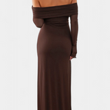 Lorelei Vestido Ajustado de Malla con Escote Recto
