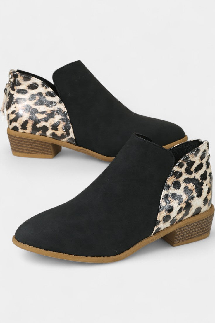 Janicee Botas Ortopédicas con Estampado de Leopardo