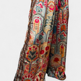 Hallie Conjunto Boho con Pantalones Anchos y Blusa con Flecos