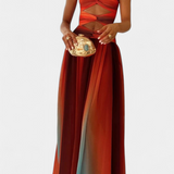 Maisie Vestido Maxi Sin Tirantes de Corte A-Line