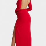 Lira Vestido de Espalda Abierta Atemporal
