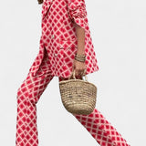 Nusa Conjunto de Chaqueta y Pantalón con Estampado Leopardo