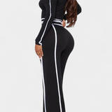 Krystelle Conjunto Off-Shoulder con Pantalón de Corte Recto