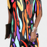 Haruna Vestido Midi Atemporal con Escote Redondo