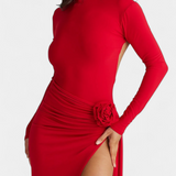 Lira Vestido de Espalda Abierta Atemporal