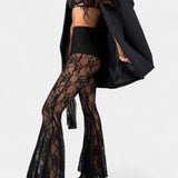 Demelza Conjunto de Blazer Oversized y Pantalones con Encaje Floral