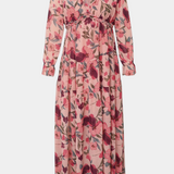 Keti Vestido Maxi Floral de Manga Larga
