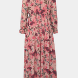 Keti Vestido Maxi Floral de Manga Larga