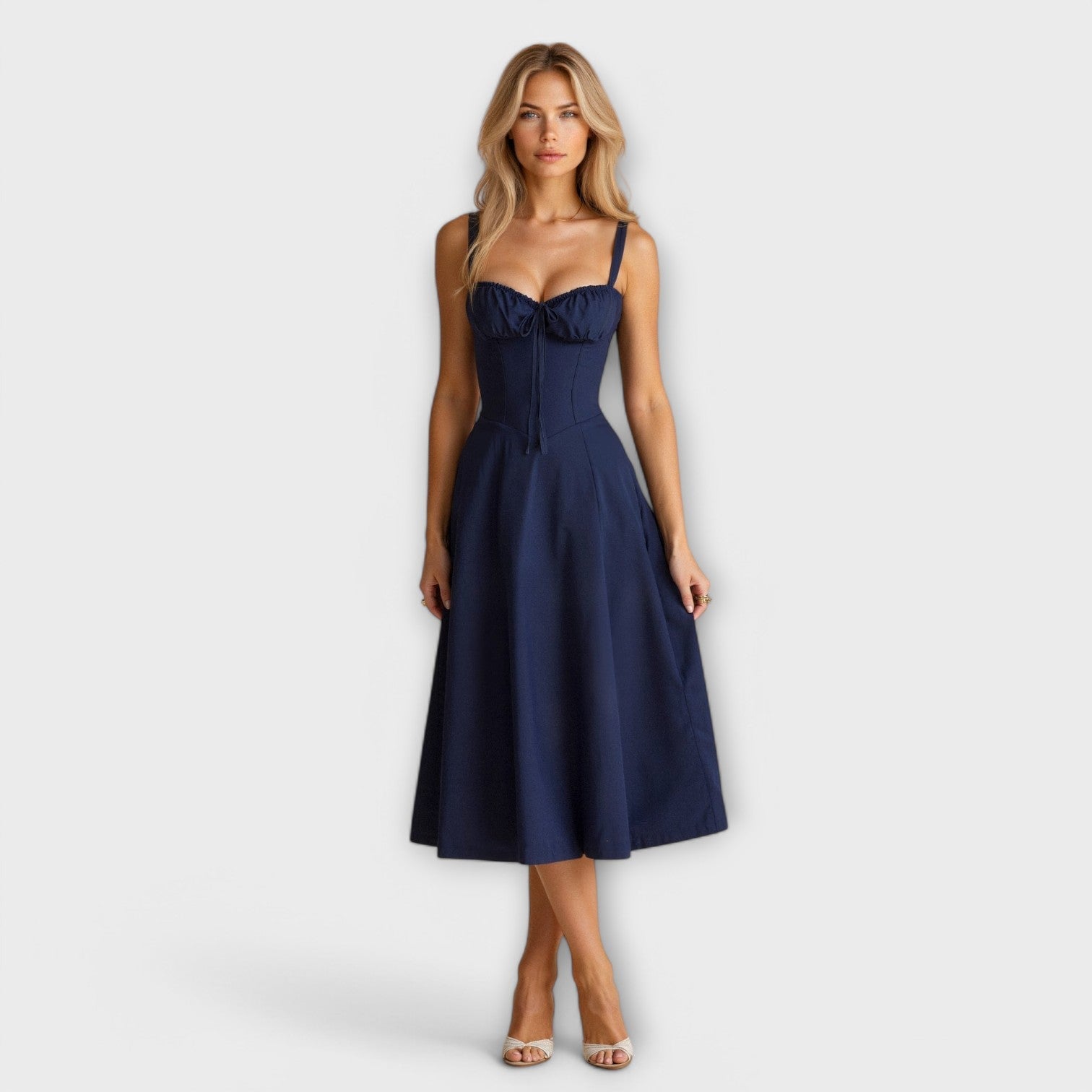 Kira - Vestido corsé midi